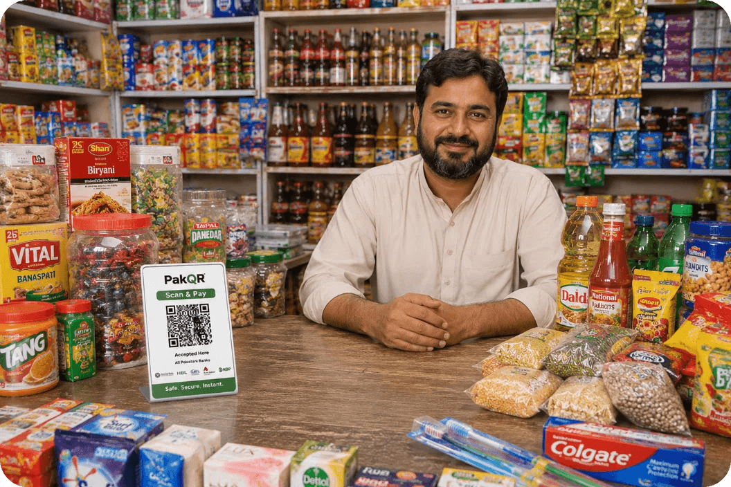 Kiryana Store Counter QR